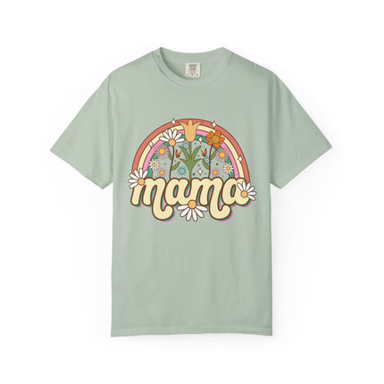 Floral Rainbow Mama Tee