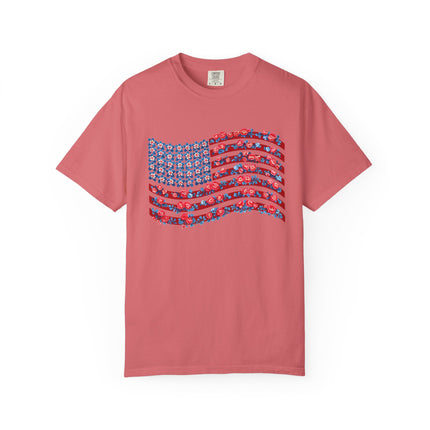 Floral Flag Waves Tee