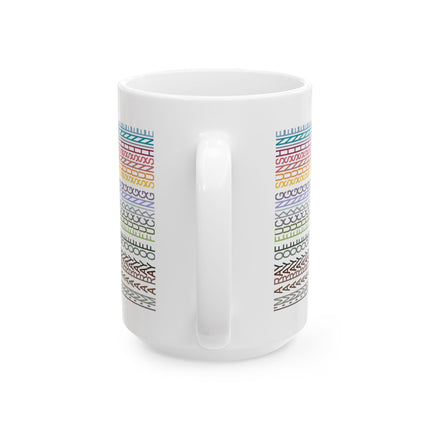 Sunshine Stitch Hidden Message Mug
