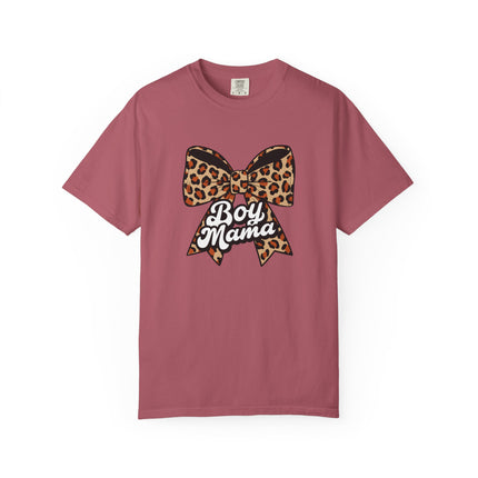 Boy Mama Leopard Bow Tee