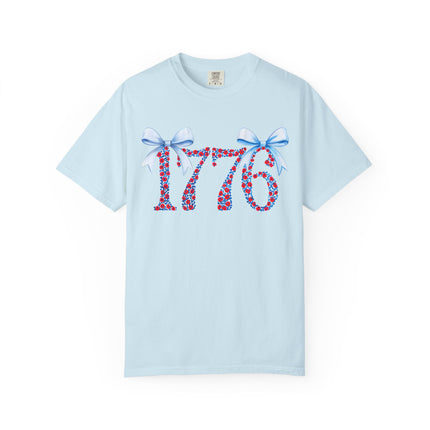 Floral 1776 Bow Tee