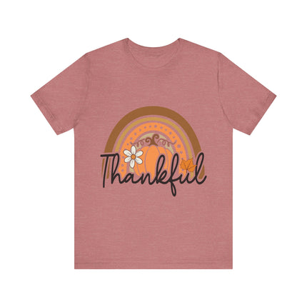 Thankful Rainbow Pumpkin Tee