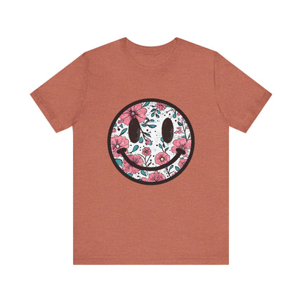 Floral Smiley Tee
