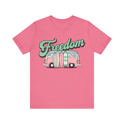Retro Freedom Surf Van Tee