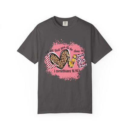 Let Love Be Your Guide Bible Verse Tee