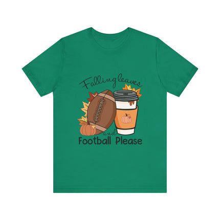 Falling Leaves & Football Please Tee