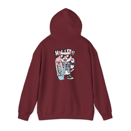 Skater Cool Cat Hoodie