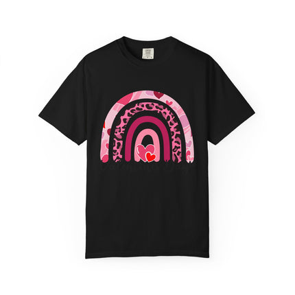 Valentine Rainbow Hearts Tee