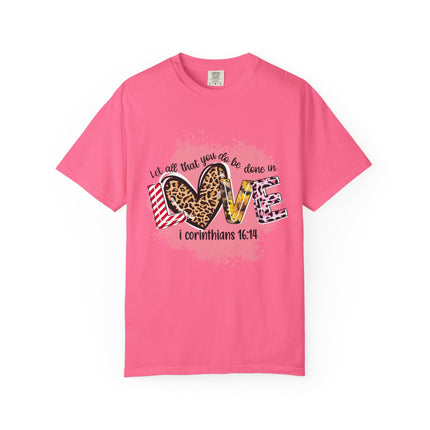 Let Love Be Your Guide Bible Verse Tee