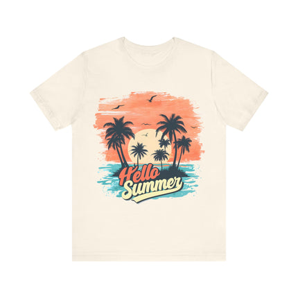 Hello Summer Sunset Tee