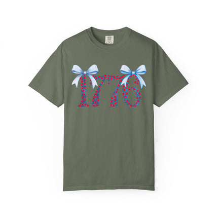 Floral 1776 Bow Tee