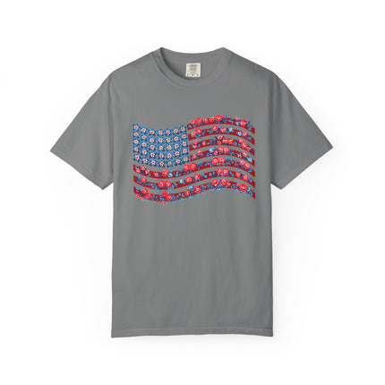 Floral Flag Waves Tee