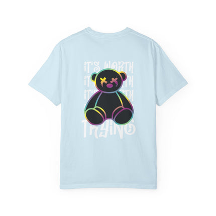 Worth Trying Neon Teddy Tee