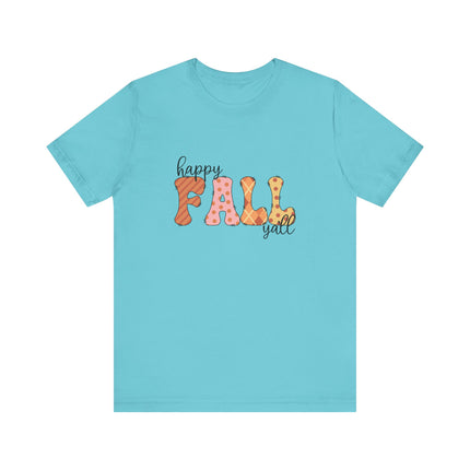 Happy Fall Y’all Patchwork Tee