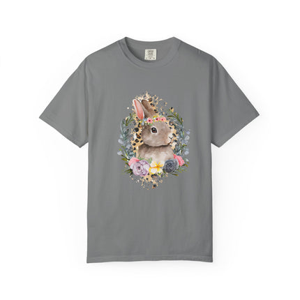 Leopard Floral Bunny Tee
