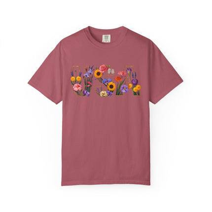 Floral Freedom USA Tee