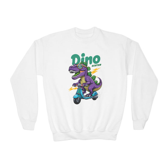 Dino Scooter Youth Sweatshirt