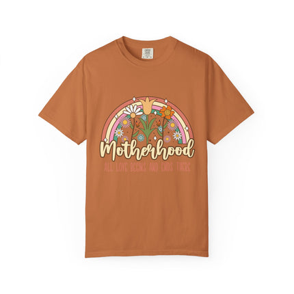 Motherhood Love Rainbow Tee