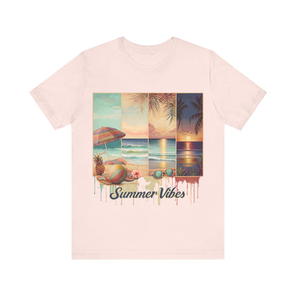 Drip Sunset Collage Tee
