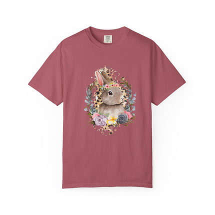 Leopard Floral Bunny Tee