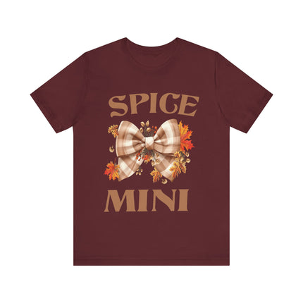 Spice Mini Fall Bow Tee