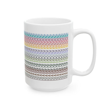 Sunshine Stitch Hidden Message Mug