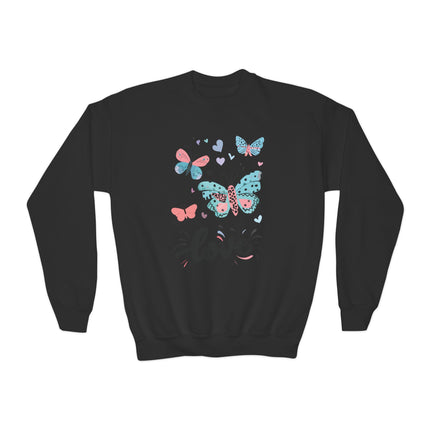Love Butterflies Youth Sweatshirt