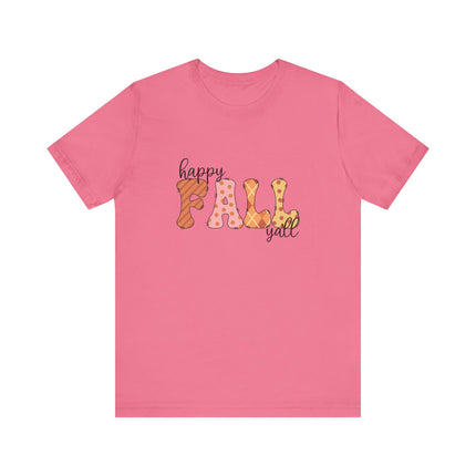 Happy Fall Y’all Patchwork Tee