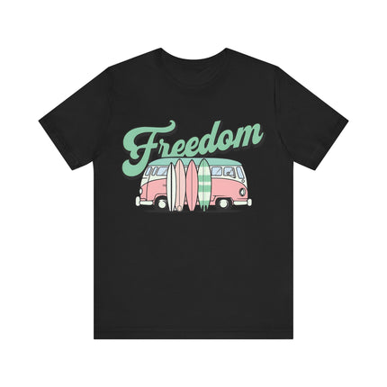 Retro Freedom Surf Van Tee