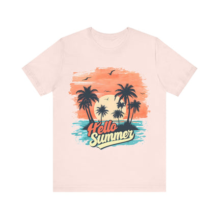 Hello Summer Sunset Tee