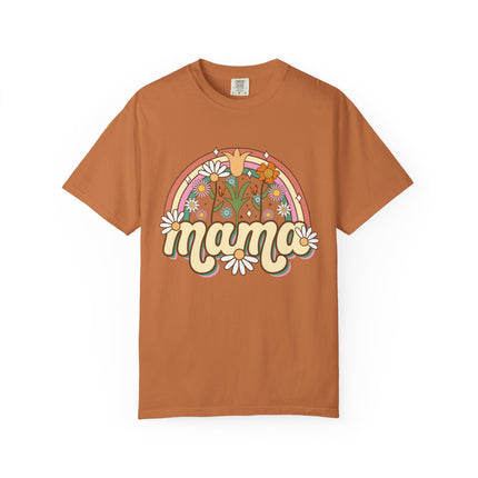 Floral Rainbow Mama Tee
