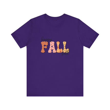 Happy Fall Y’all Patchwork Tee