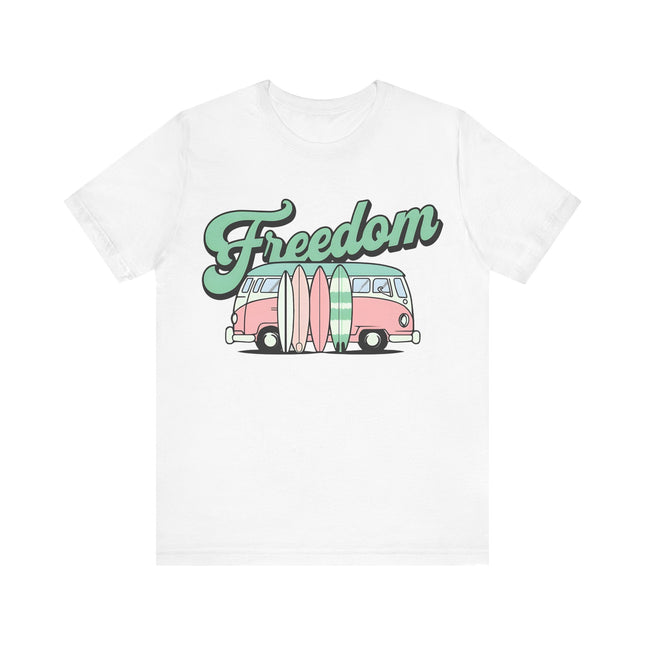 Retro Freedom Surf Van Tee