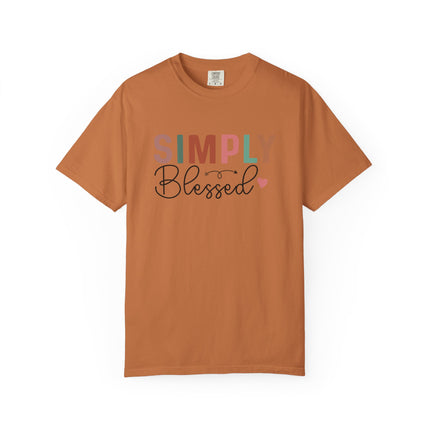 Simply Blessed Tee – A Grateful Heart Looks Good on You