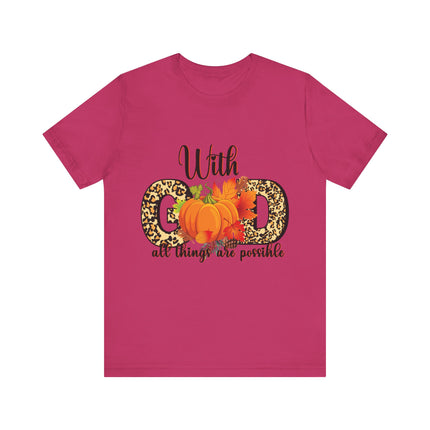 With God All Things Are Possible Tee