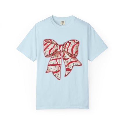 Candy Ribbon Christmas Bow Tee