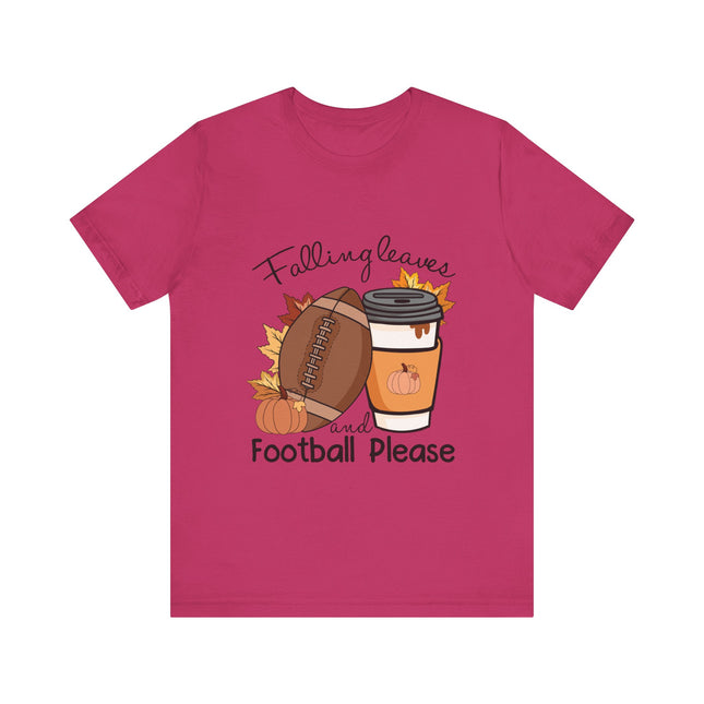 Falling Leaves & Football Please Tee