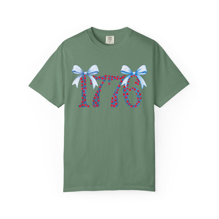 Floral 1776 Bow Tee