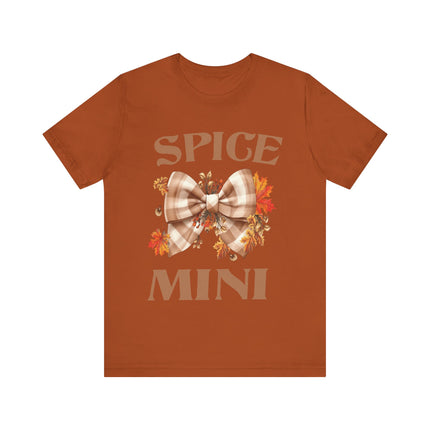 Spice Mini Fall Bow Tee