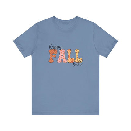 Happy Fall Y’all Patchwork Tee