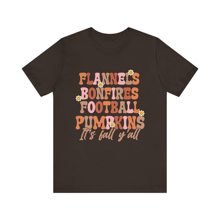 It's Fall Y’all List Tee