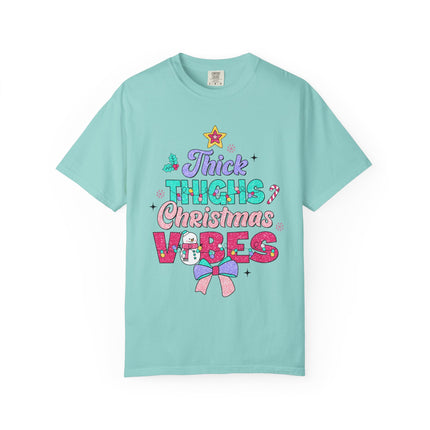 Thick Thighs Christmas Vibes Tee