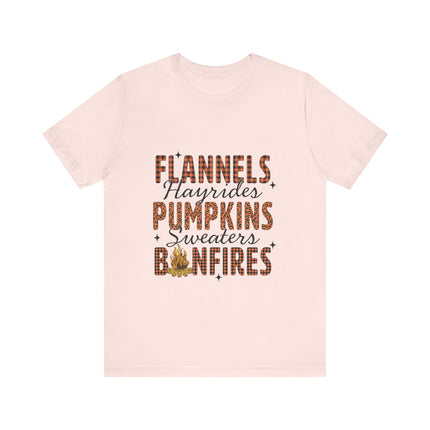 Fall Checklist Bonfire Tee