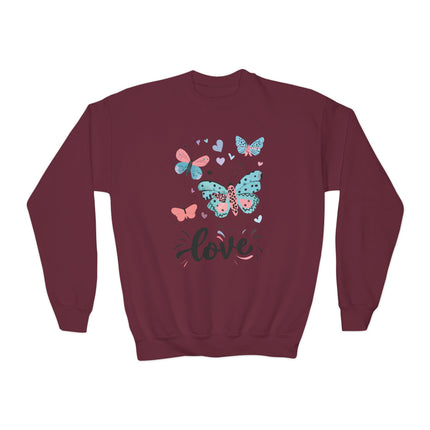 Love Butterflies Youth Sweatshirt