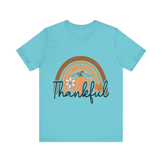 Thankful Rainbow Pumpkin Tee