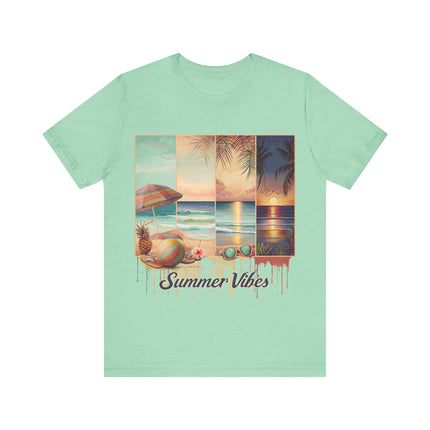 Drip Sunset Collage Tee