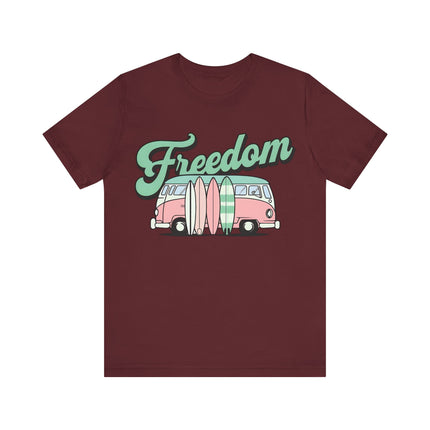 Retro Freedom Surf Van Tee