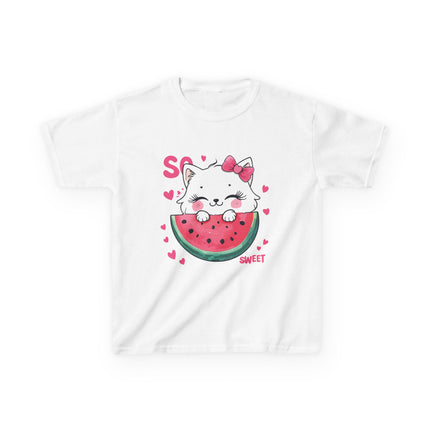 So Sweet Kitty Watermelon Kids T-Shirt