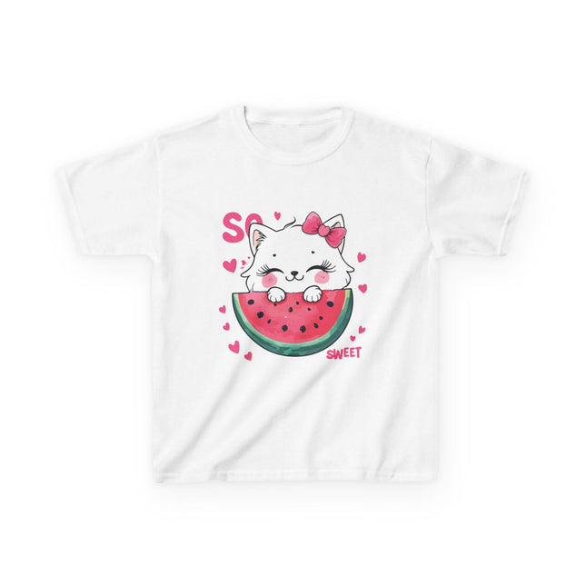 So Sweet Kitty Watermelon Kids T-Shirt