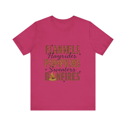Fall Checklist Bonfire Tee